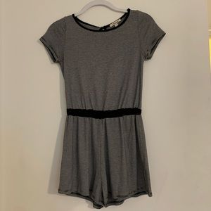 Romper with open back